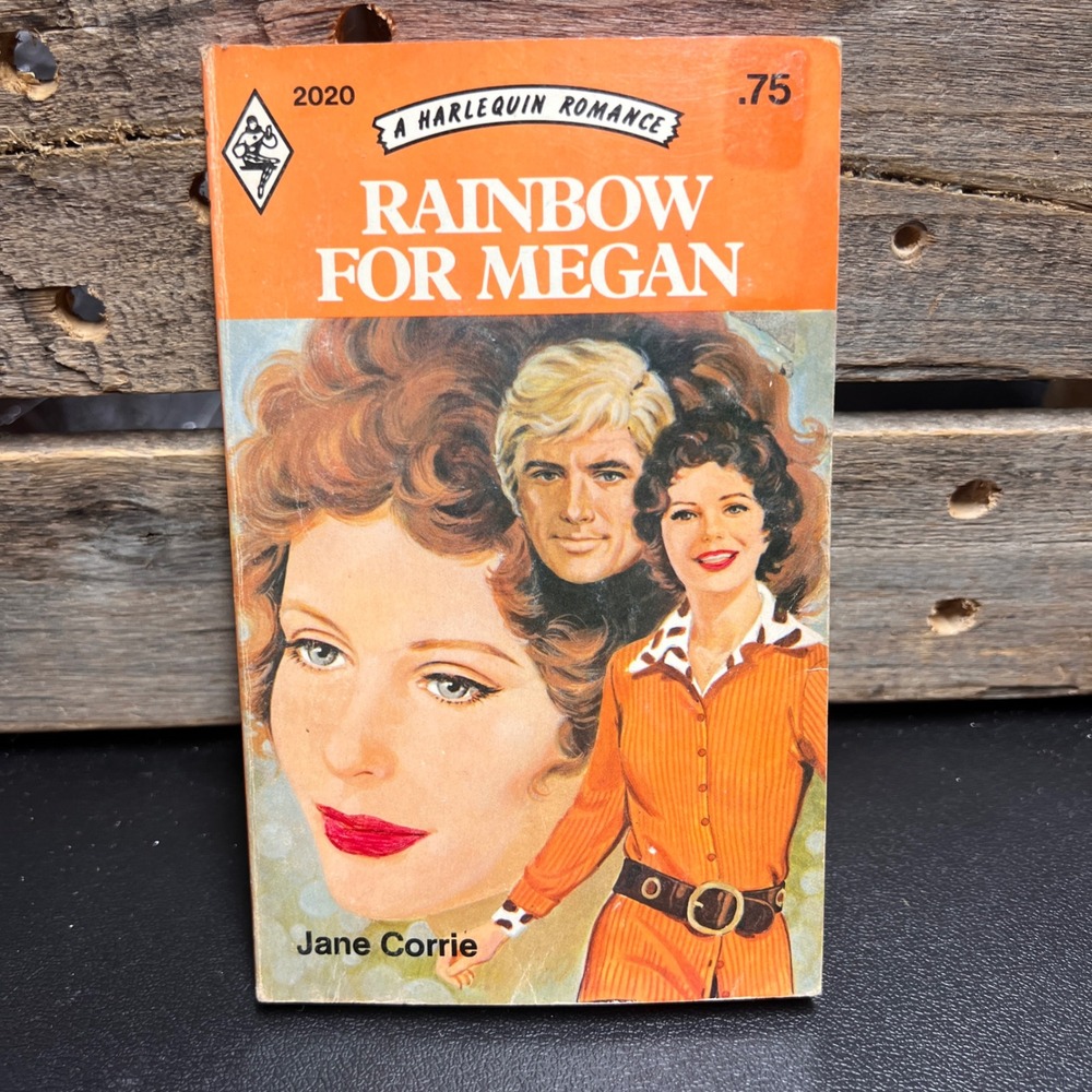 Rainbow For Megan Jane Corrie Harlequin Romance Vintage 1976 Paperback Book